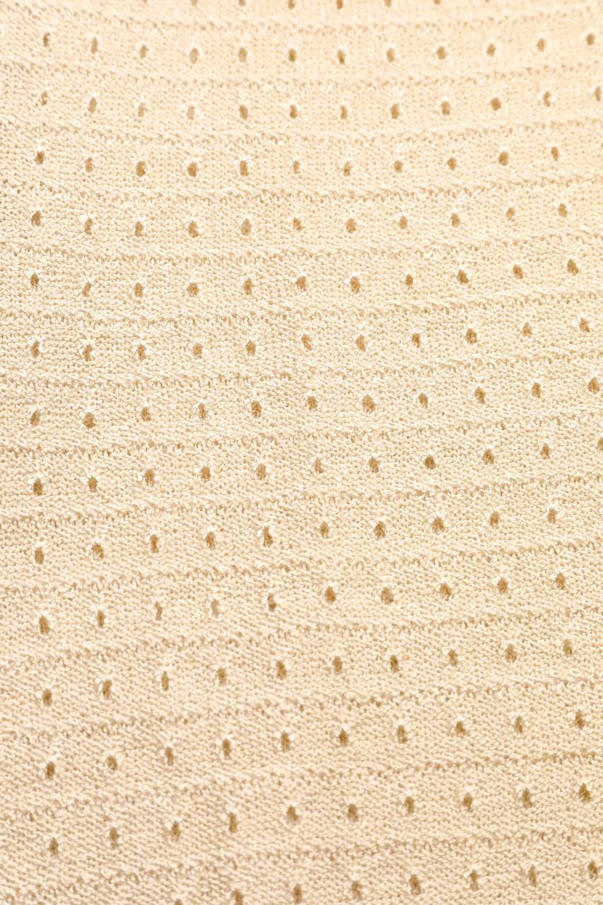 Carou VINTAGE Kurzarm-Strick-Pullover
