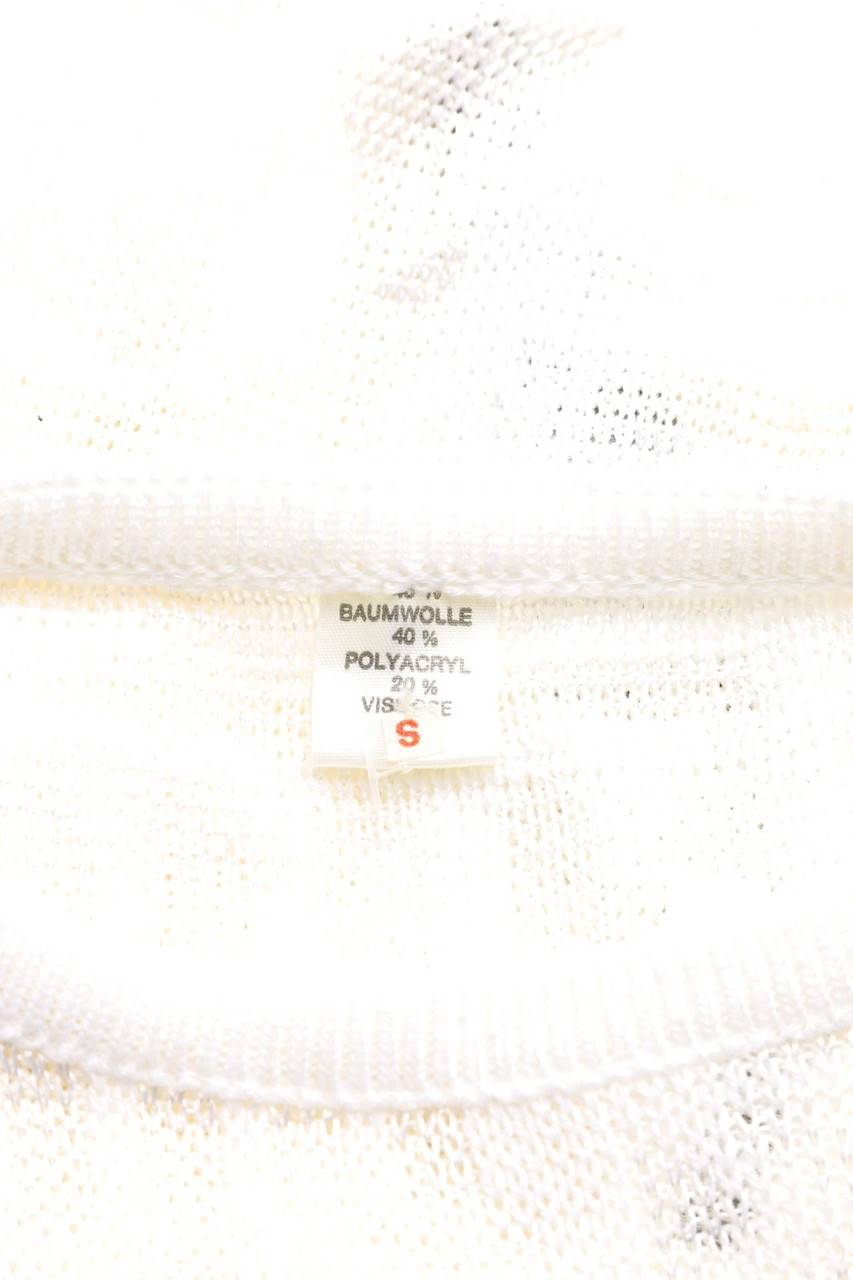 Carou VINTAGE Kurzarm-Strick-Pullover