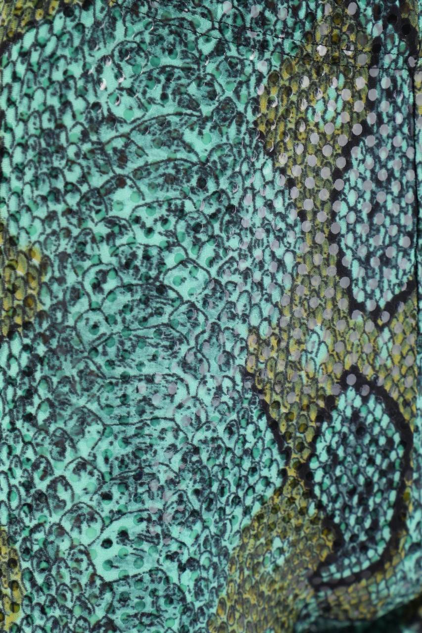 Carou VINTAGE Leggings Mit Animal-Print