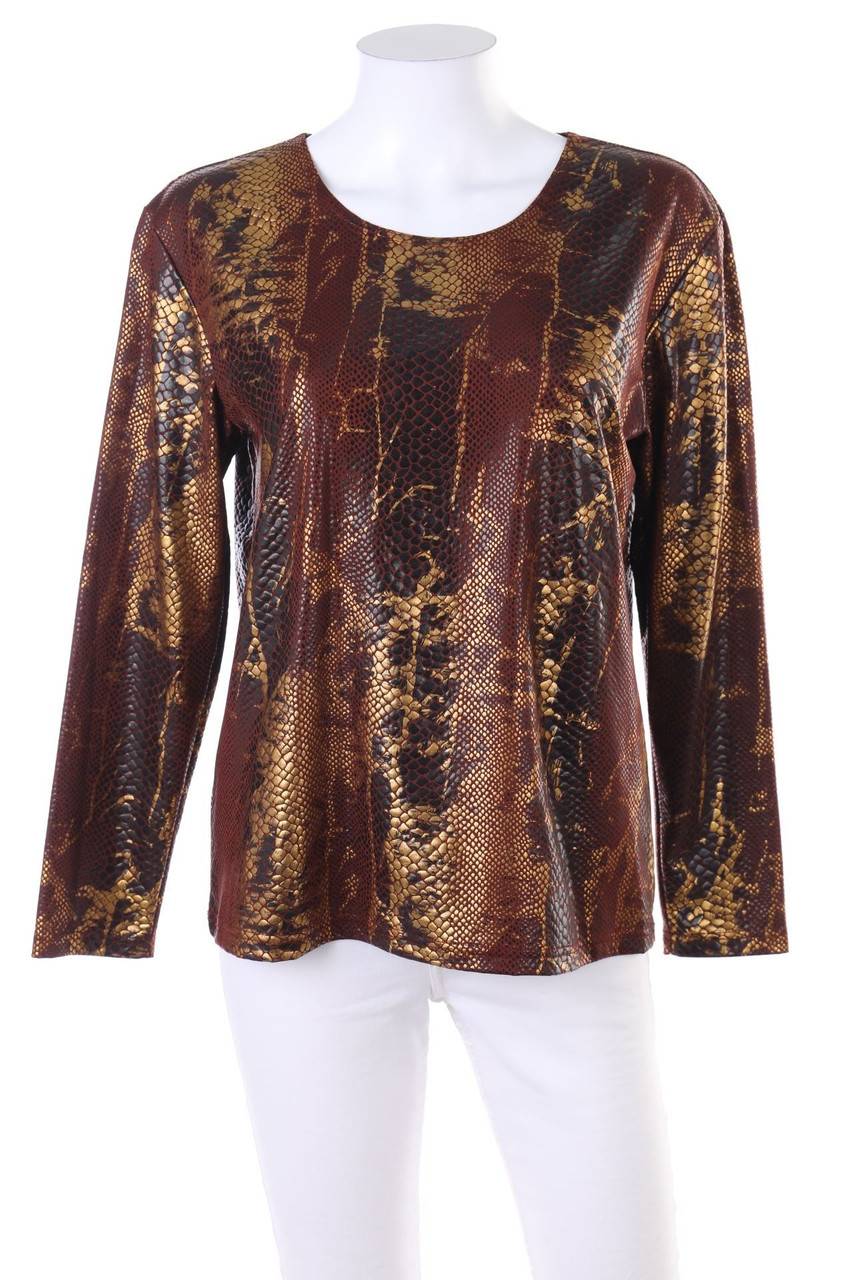 Carou VINTAGE Longsleeve-Shirt mit Animal-Print