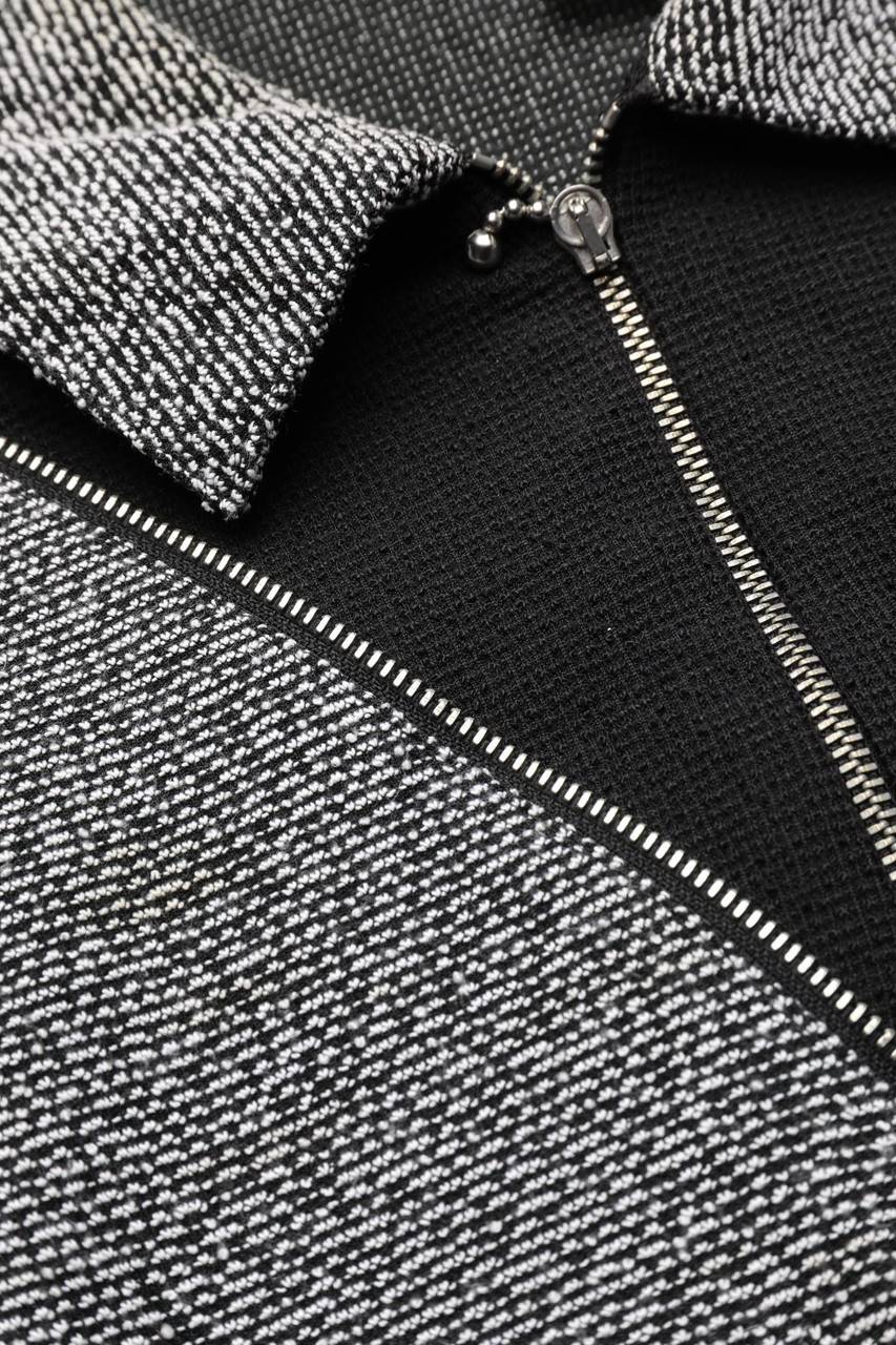 Carou VINTAGE Longsleeve-Shirt Mit Reißverschluss