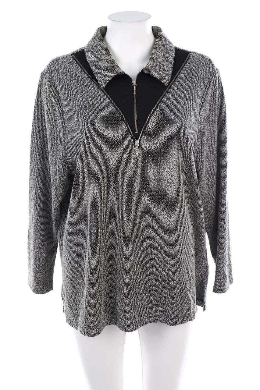 Carou VINTAGE Longsleeve-Shirt mit Reißverschluss