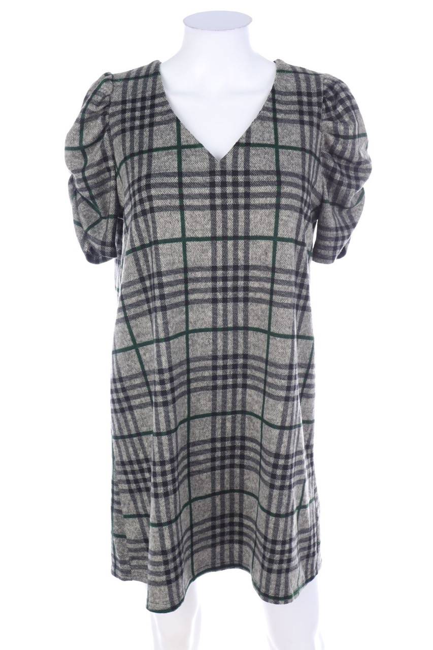 Carou VINTAGE LOVE Strickkleid mit Karo-Muster