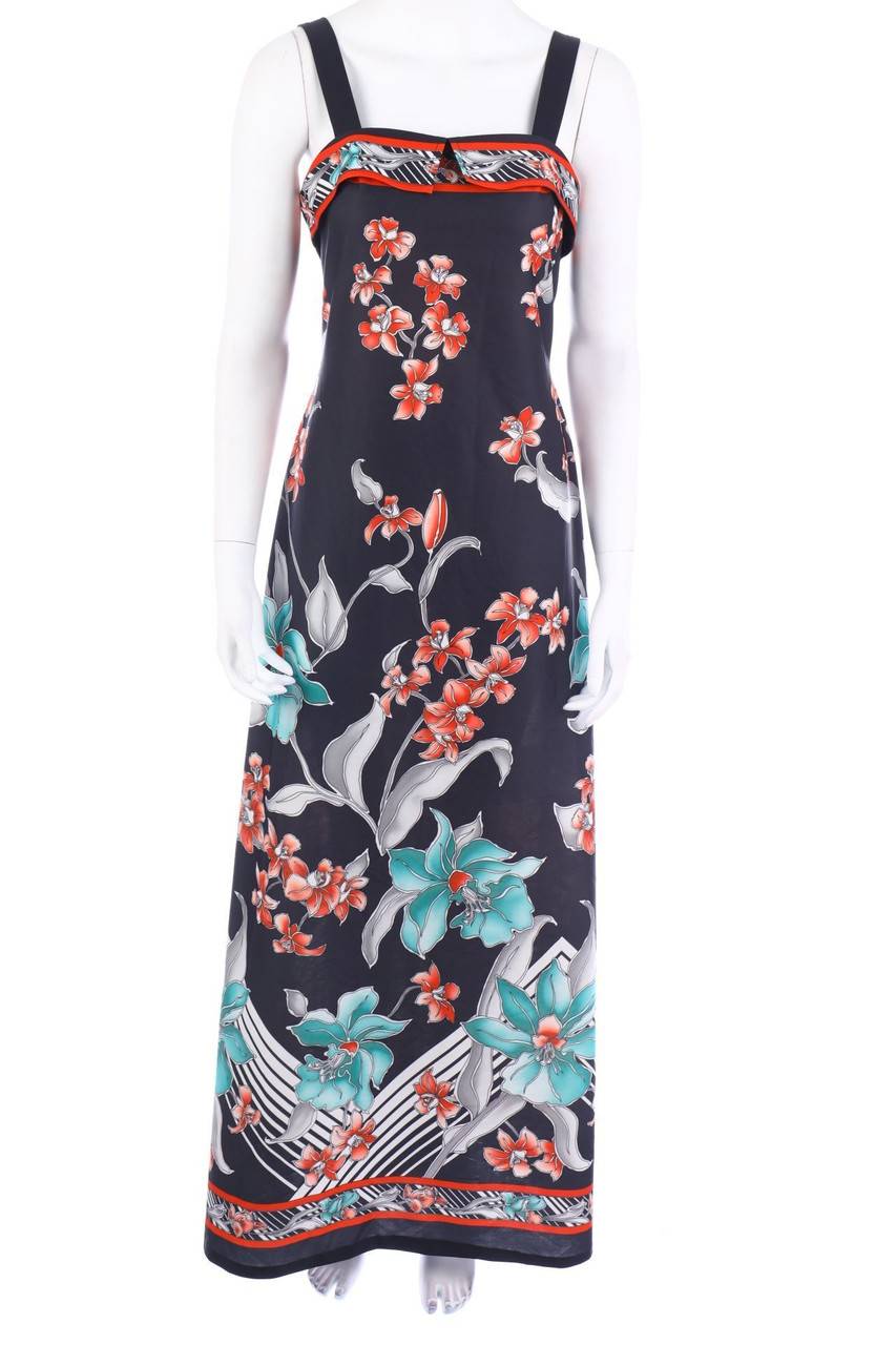 Carou VINTAGE Maxi-Kleid mit Blumen-Print