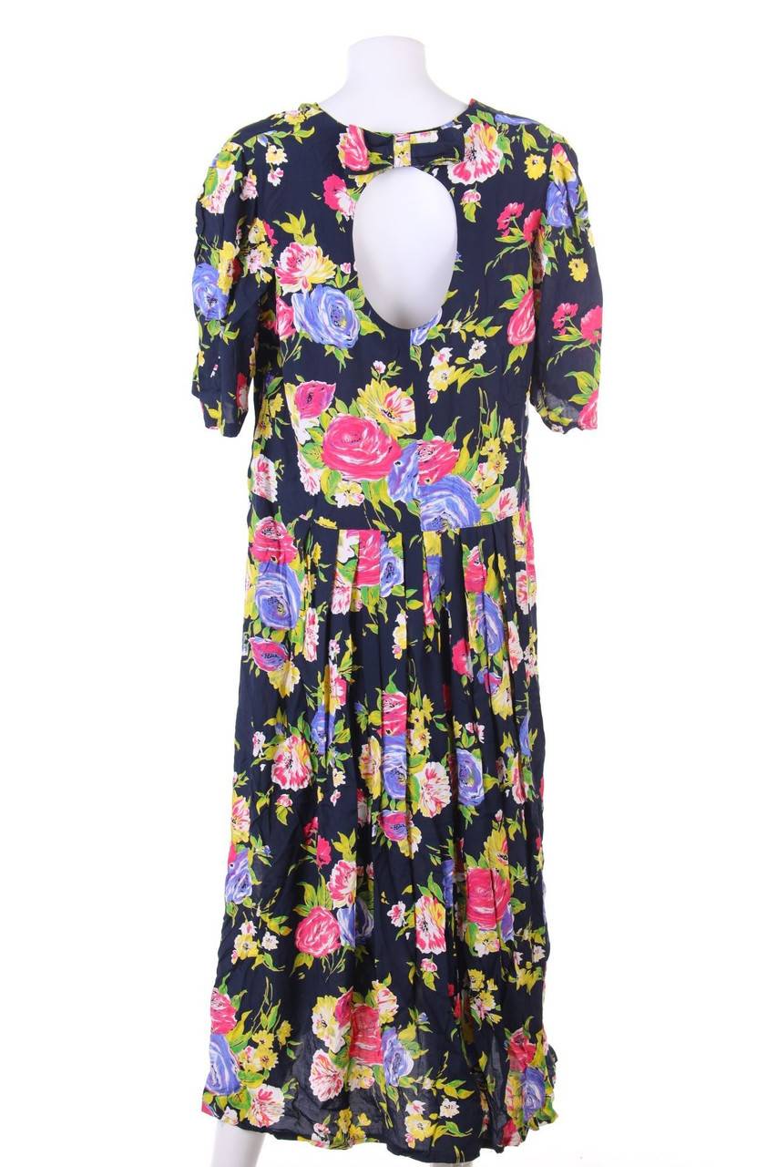 Carou VINTAGE Maxi-Kleid mit Rückenausschnitt