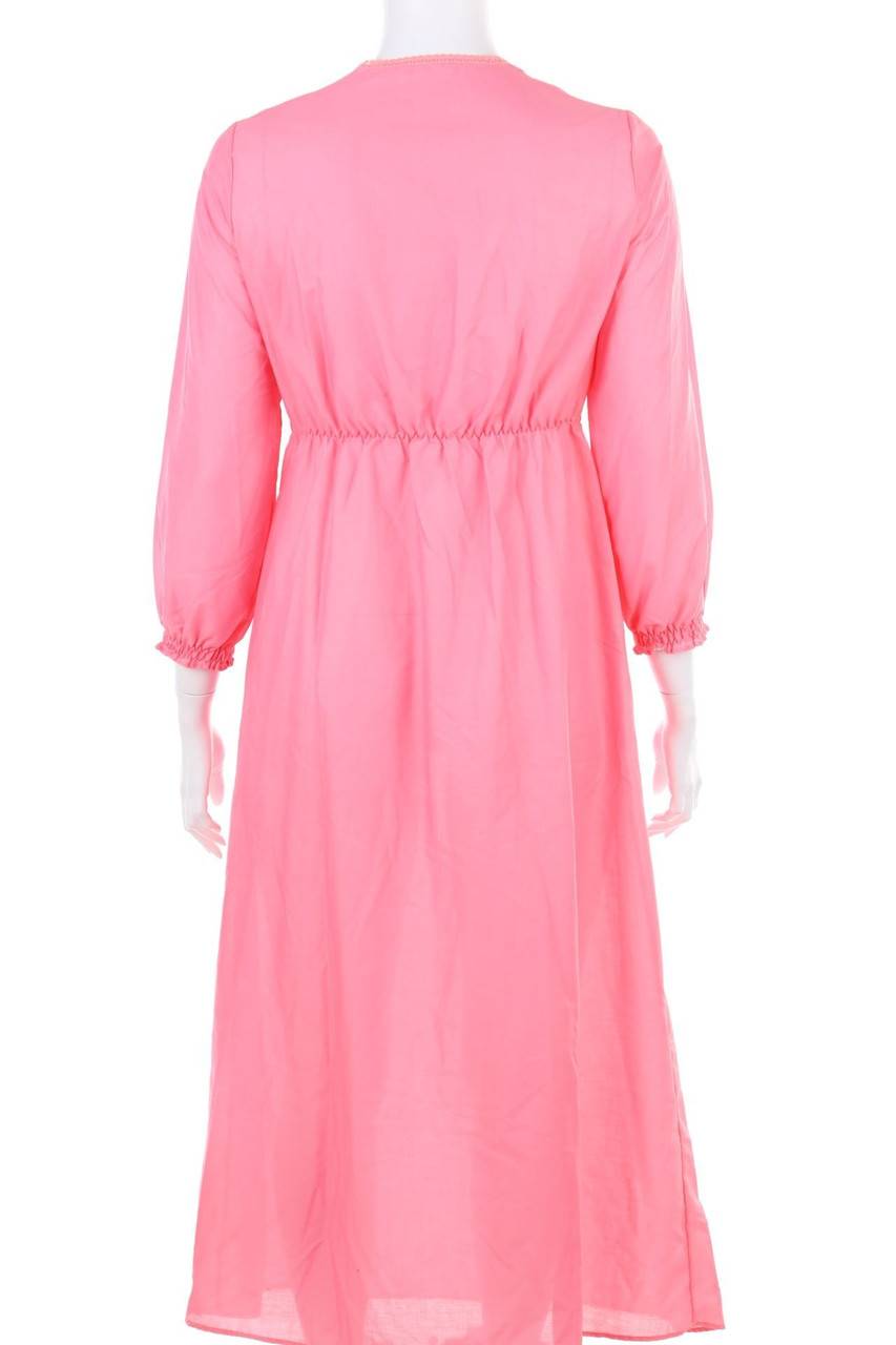Carou VINTAGE Maxi-Kleid Mit Spitzen-Einsatz
