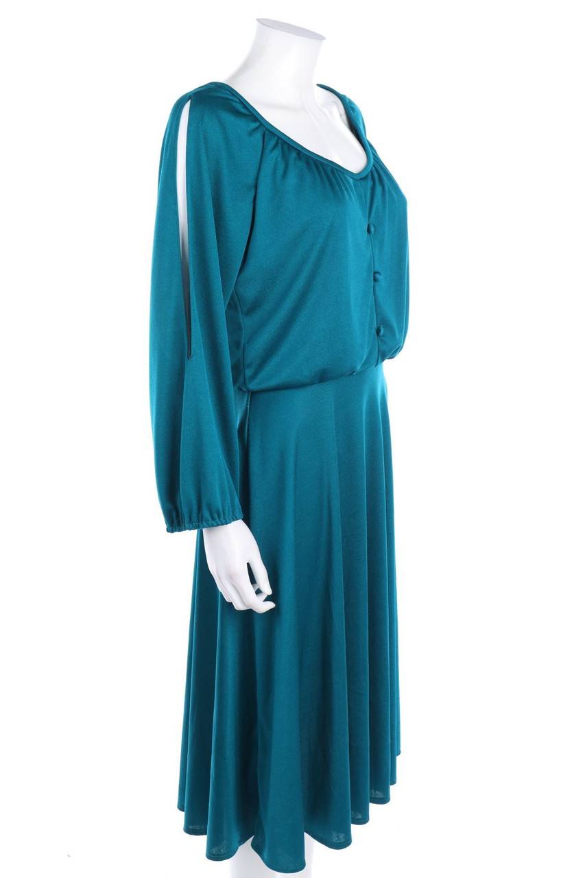 Carou VINTAGE Midi-Abendkleid mit Cut-outs