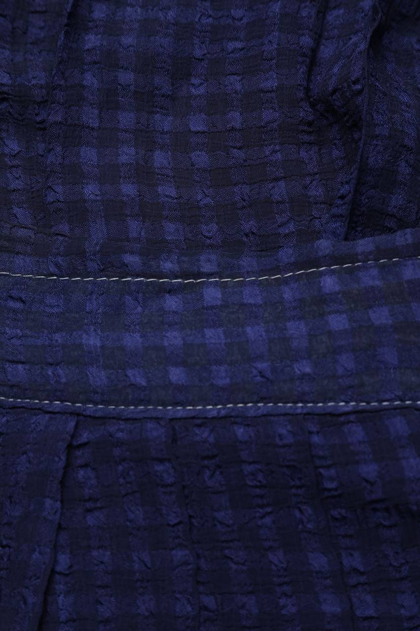 Carou VINTAGE Midi-Falten-Rock Mit Karo-Muster