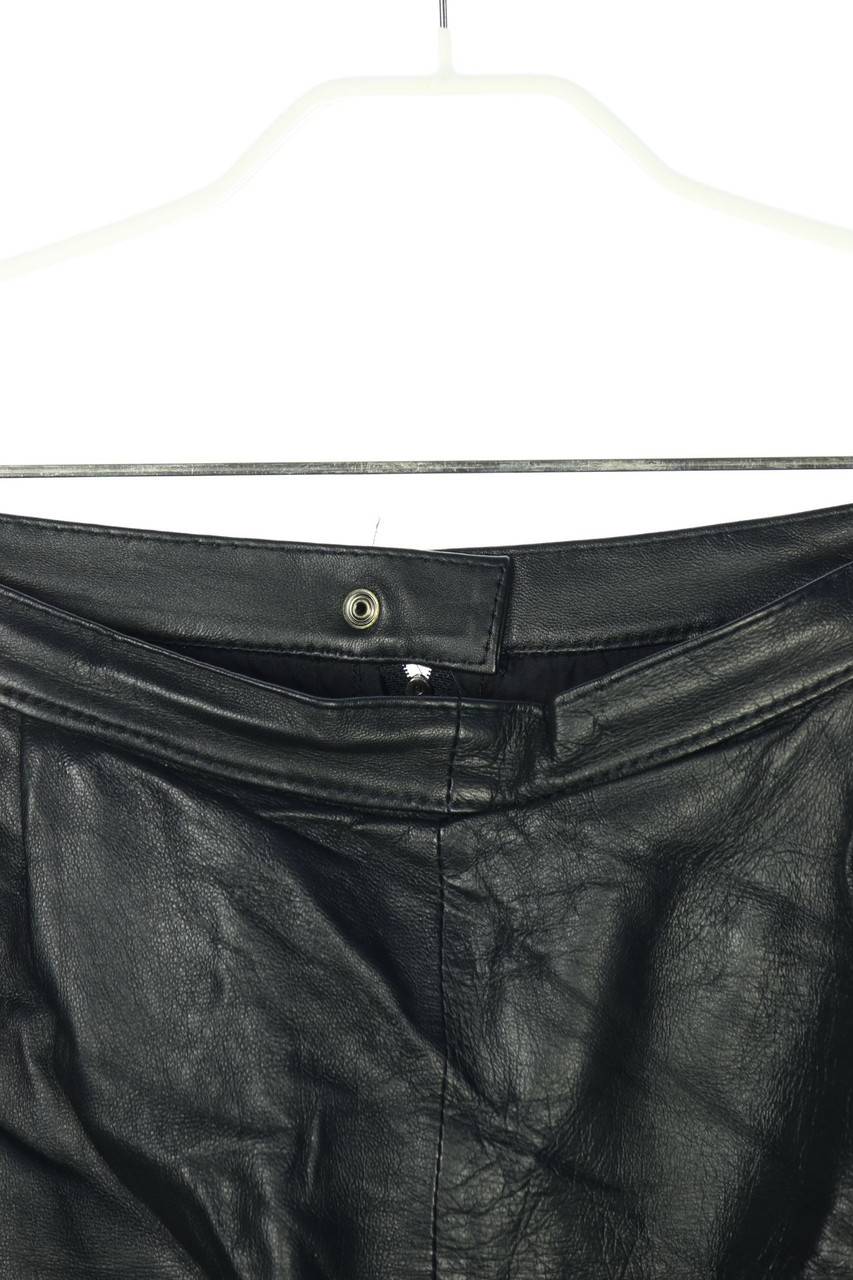 Carou VINTAGE Midi-Lederrock Mit Schlitz