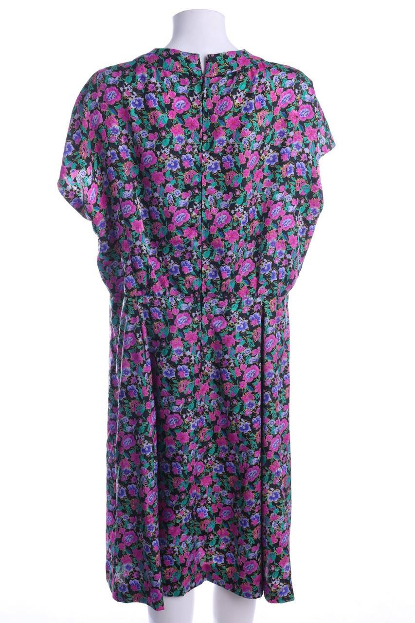 Carou VINTAGE Midikleid Mit Blumen-Print