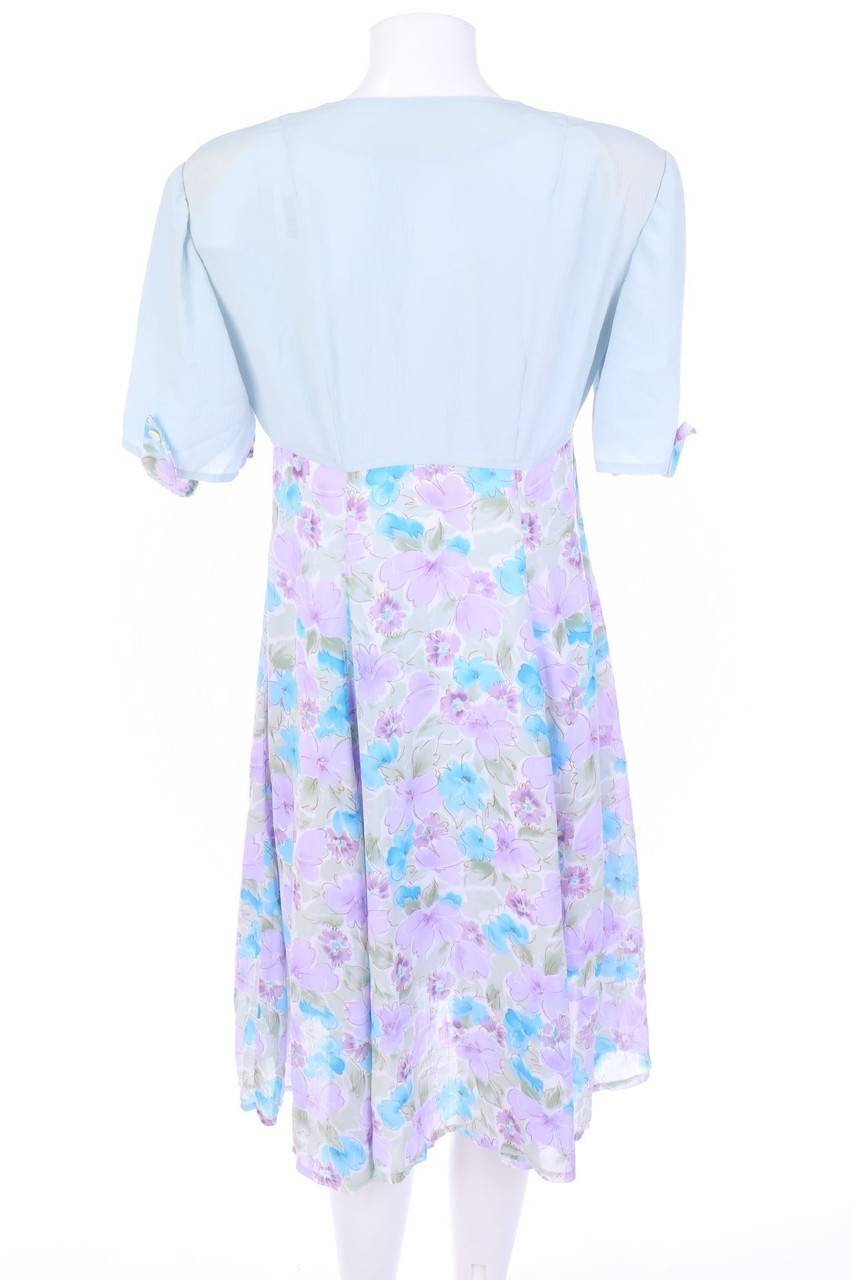 Carou VINTAGE Midikleid Mit Blumen-Print