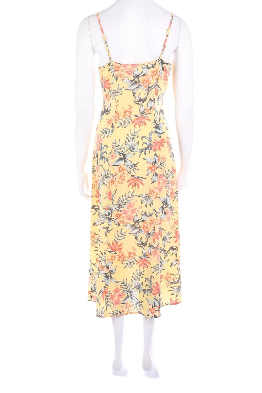Carou VINTAGE Midikleid Mit Blumen-Print