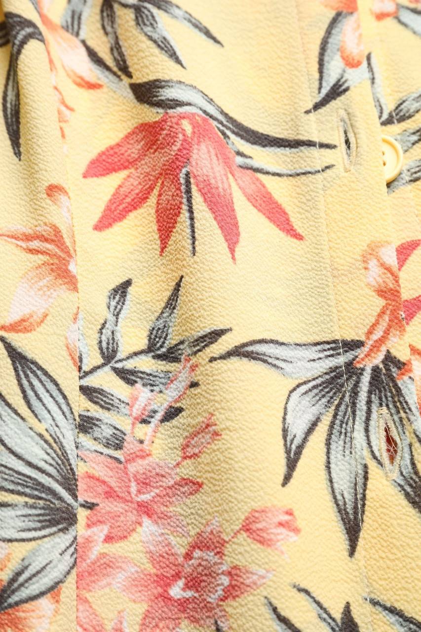 Carou VINTAGE Midikleid Mit Blumen-Print