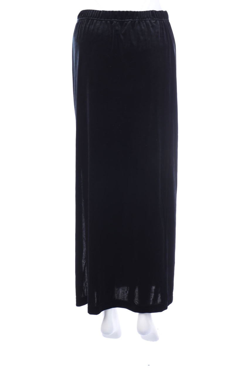 Carou VINTAGE Midirock Aus Samt Mit Schlitz