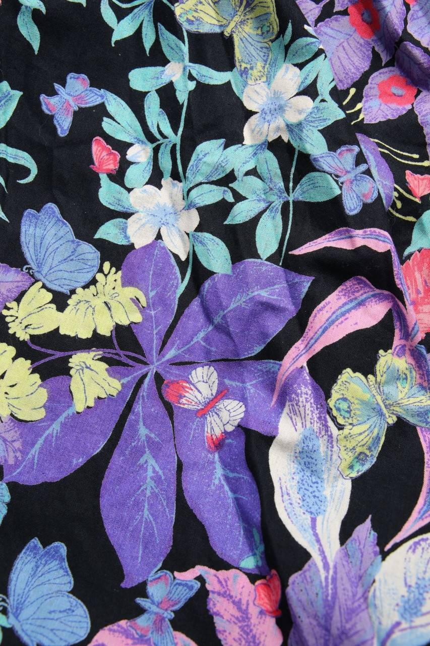 Carou VINTAGE Midirock Mit Blumen-Print