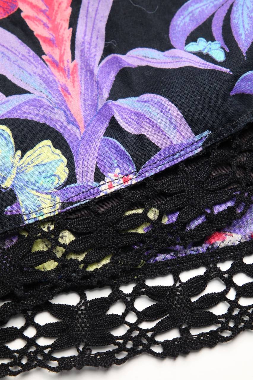 Carou VINTAGE Midirock Mit Blumen-Print