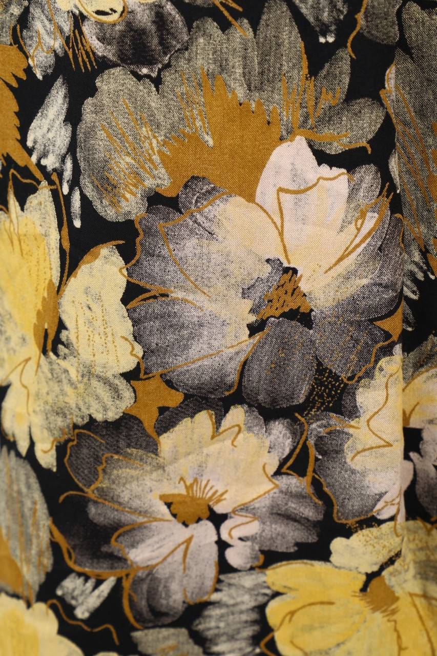 Carou VINTAGE Midirock Mit Blumen-Print