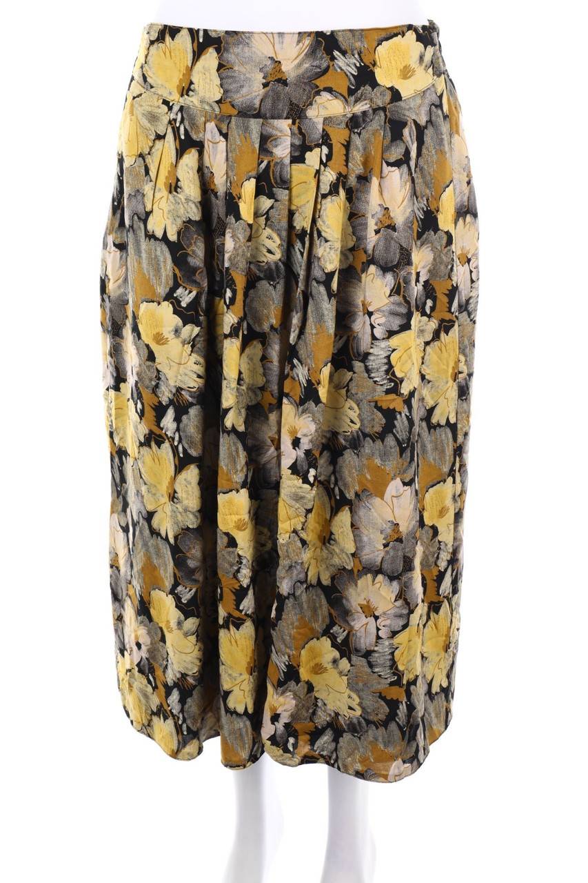 Carou VINTAGE Midirock mit Blumen-Print