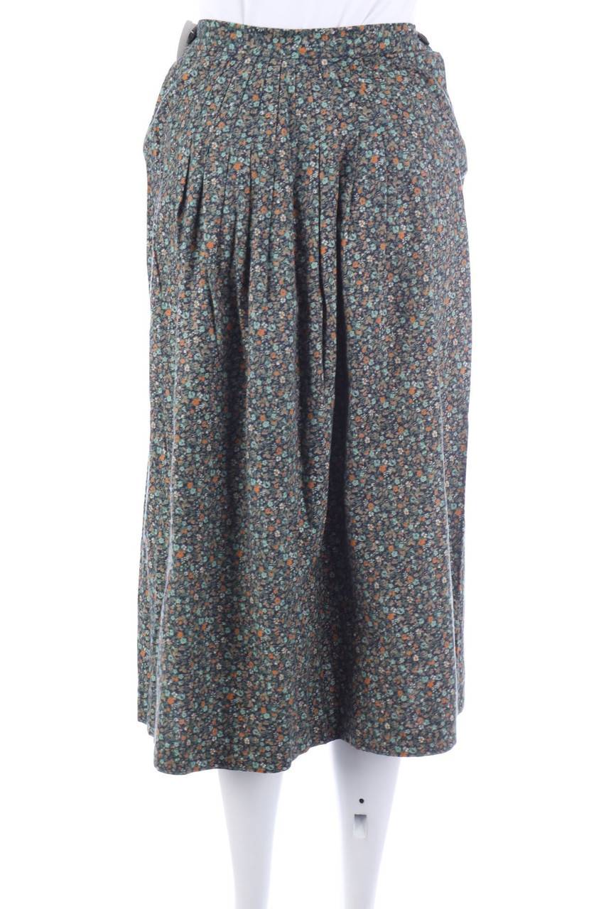 Carou VINTAGE Midirock Mit Blumen-Print