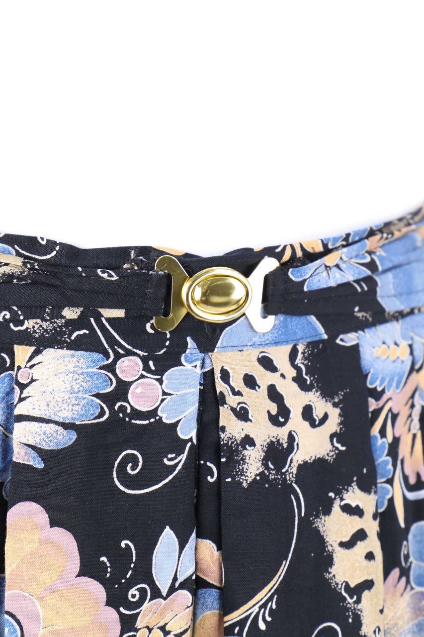 Carou VINTAGE Midirock Mit Blumen-Print