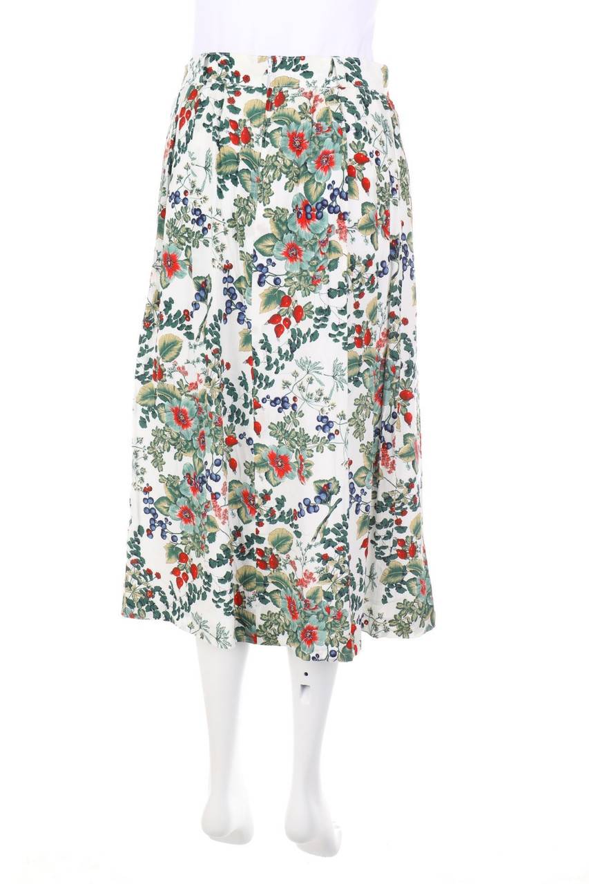 Carou VINTAGE Midirock Mit Floralem Muster