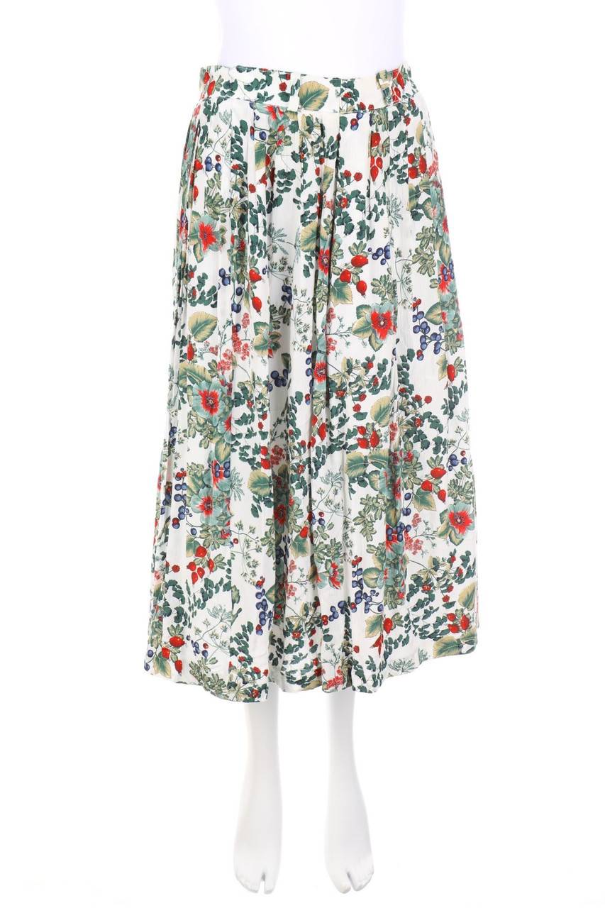 Carou VINTAGE Midirock mit floralem Muster