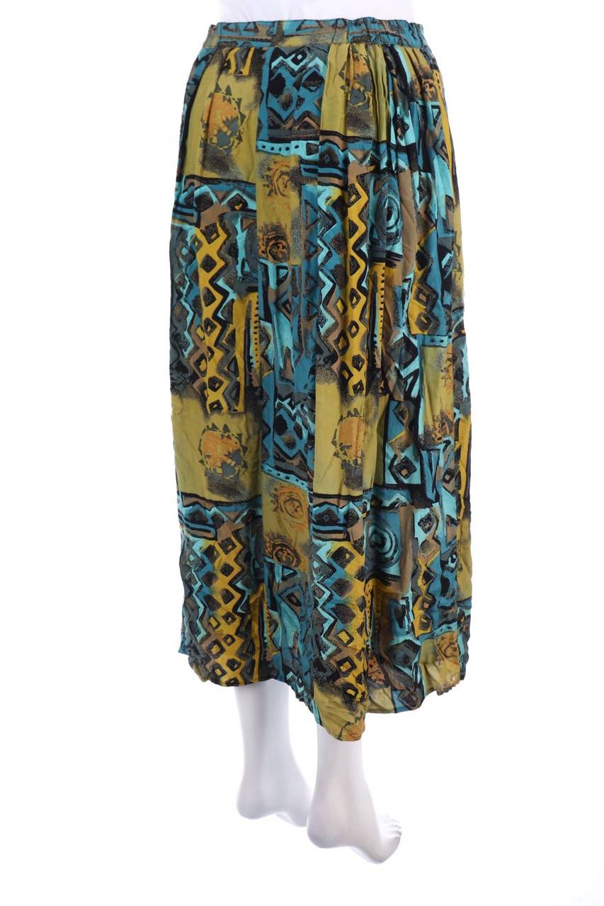 Carou VINTAGE Midirock Mit Print