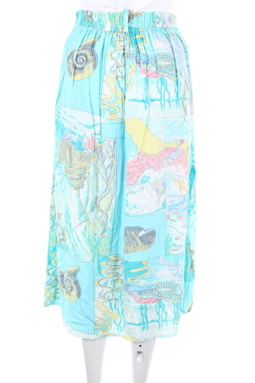 Carou VINTAGE Midirock Mit Print