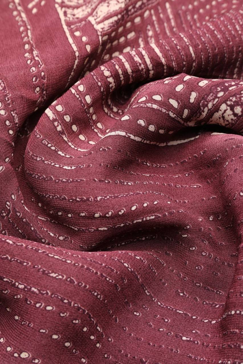 Carou VINTAGE Midirock Mit Print