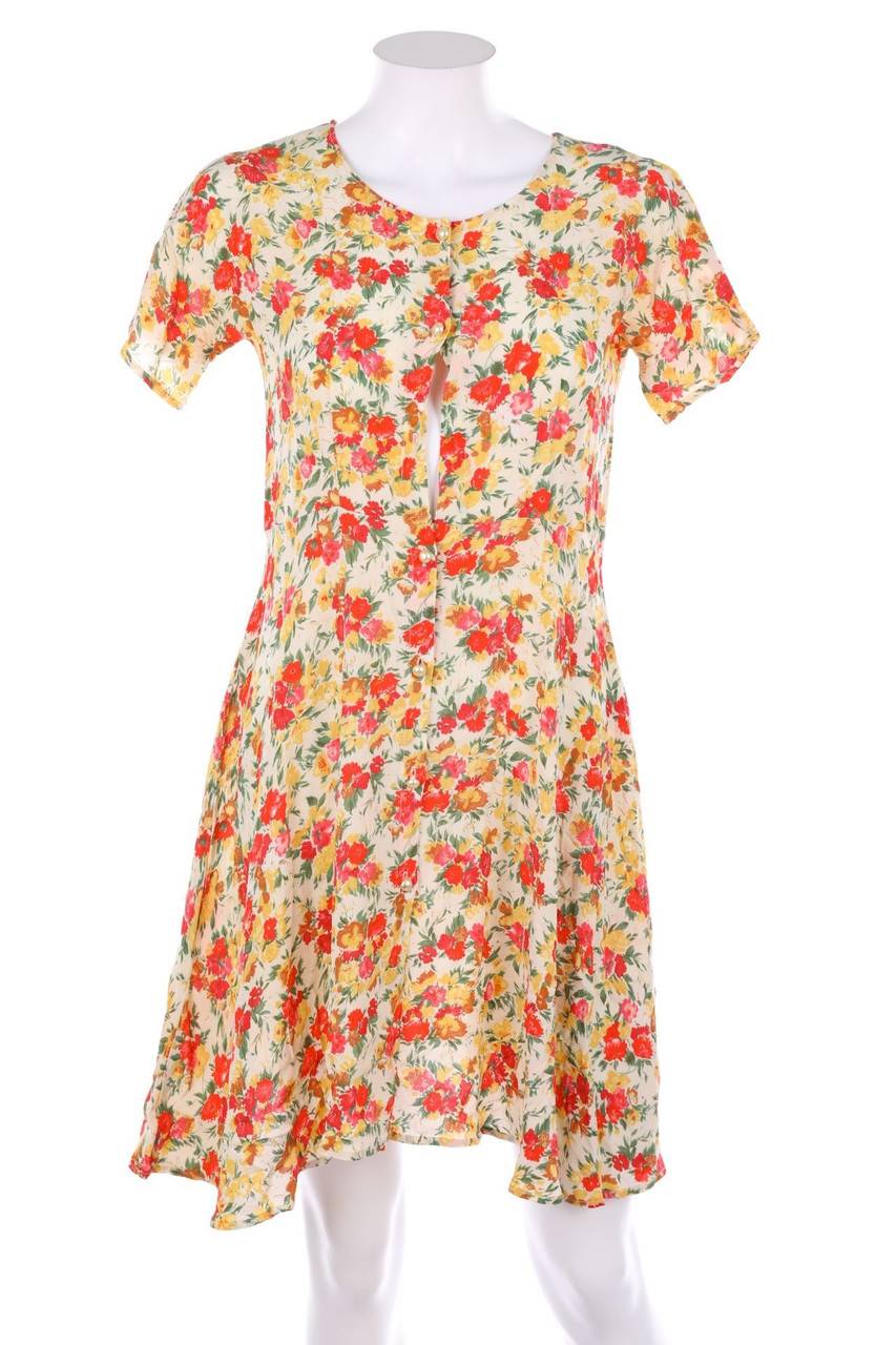 Carou VINTAGE Minikleid mit Blumen-Print