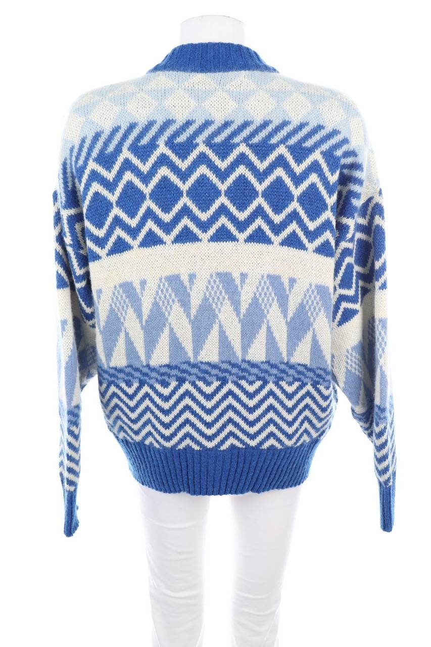 Carou VINTAGE Muster-Cardigan Mit Angora