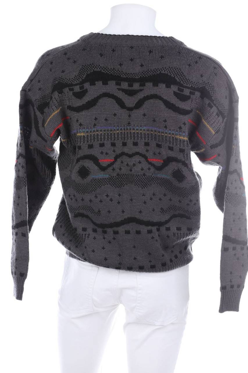Carou VINTAGE Muster-Cardigan Mit Wolle