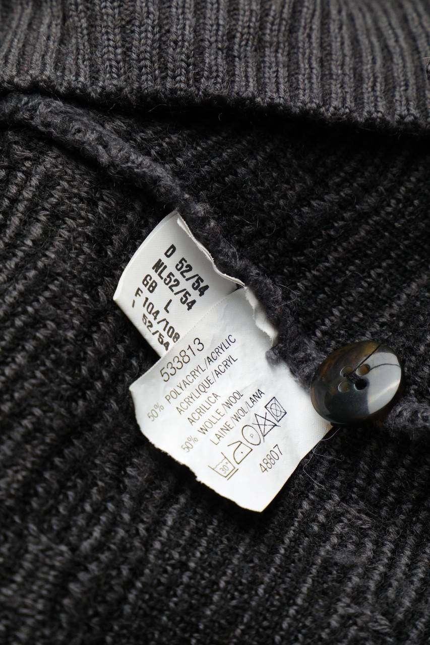 Carou VINTAGE Muster-Cardigan Mit Wolle
