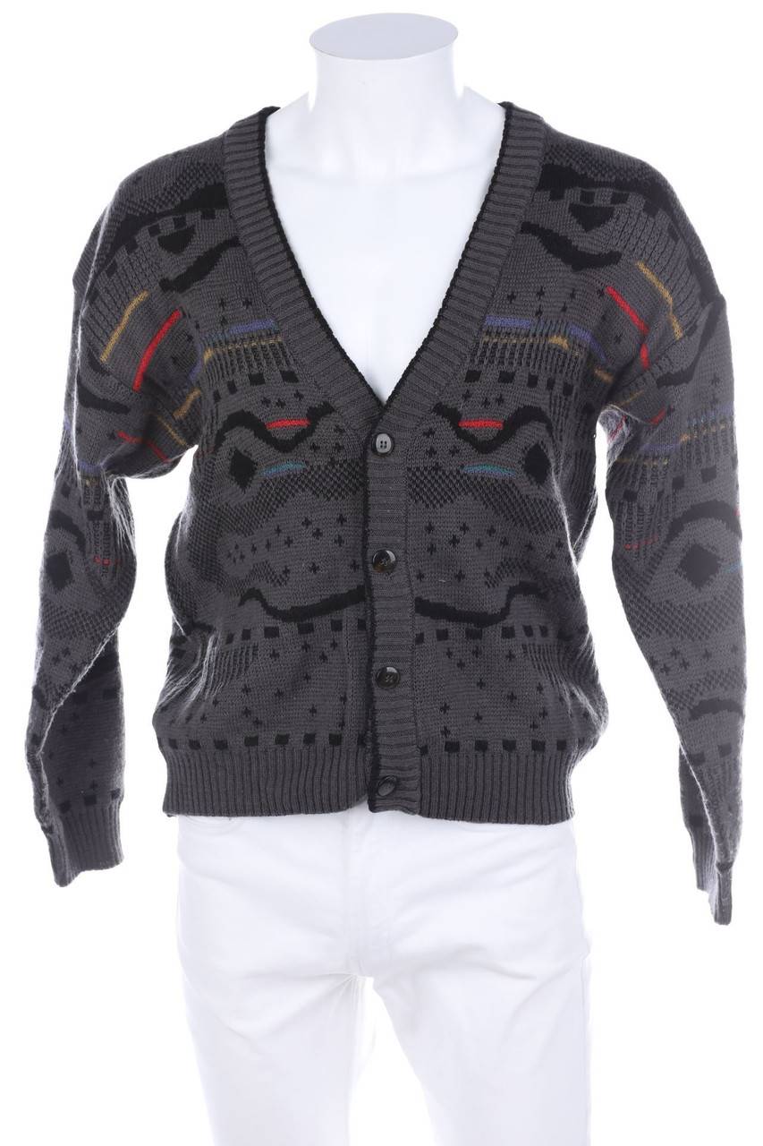 Carou VINTAGE Muster-Cardigan mit Wolle