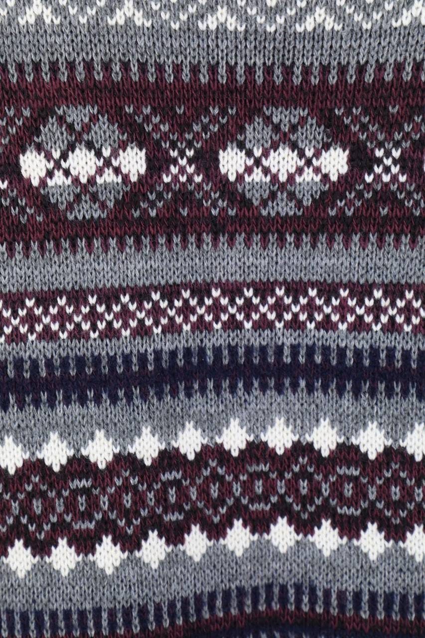 Carou VINTAGE Norweger-Pullover Aus Woll-Mix