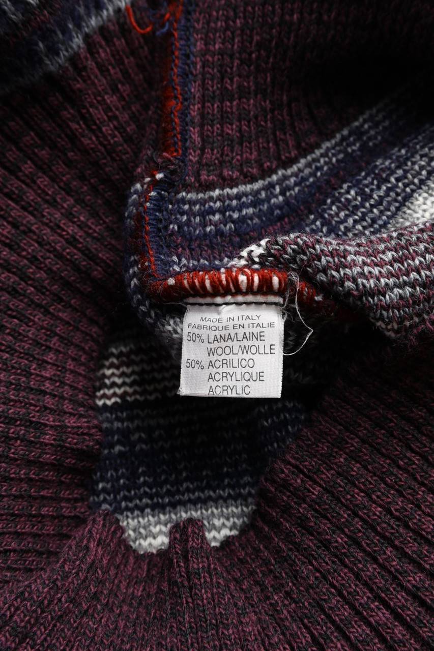 Carou VINTAGE Norweger-Pullover Aus Woll-Mix