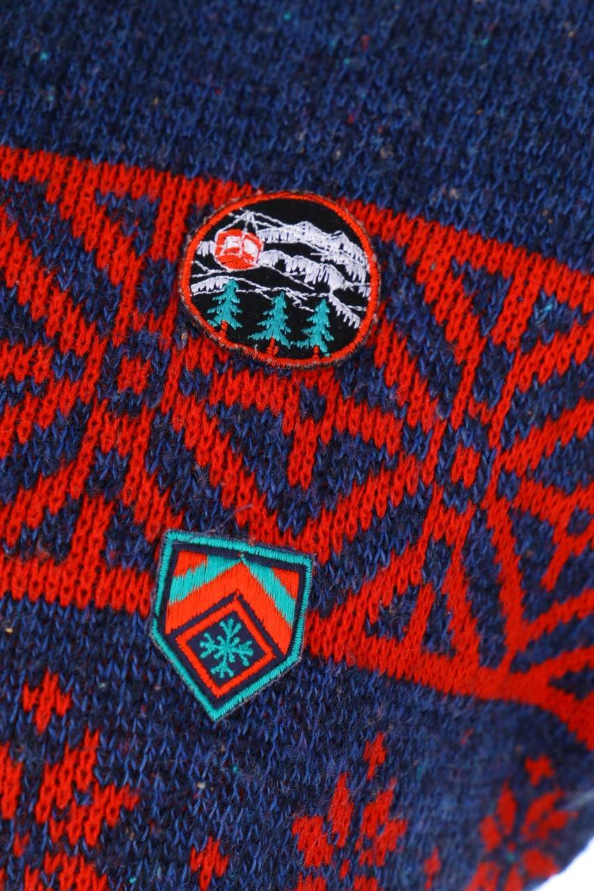 Carou VINTAGE Norweger-Pullover Mit Wolle