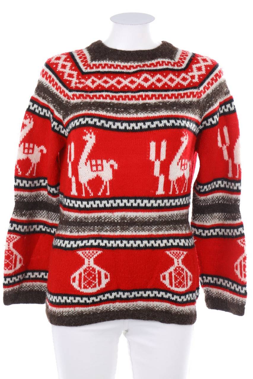 Carou VINTAGE Norweger-Strick-Pullover
