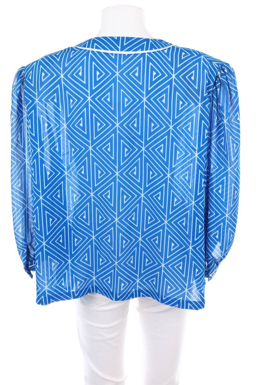 Carou VINTAGE Print-Blazer Mit 3/4-Ärmel