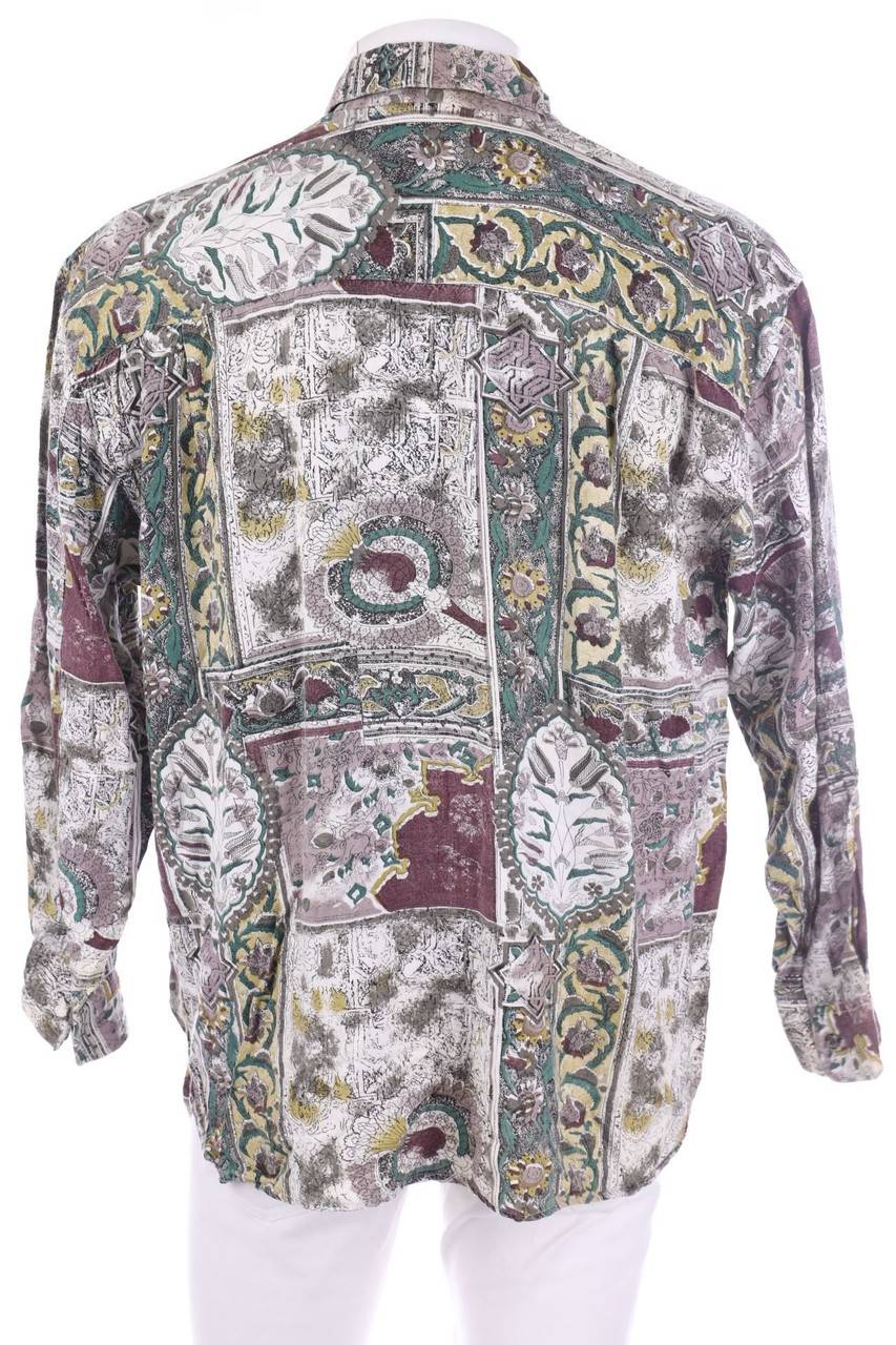 Carou VINTAGE Print-Hemd Aus Viskose