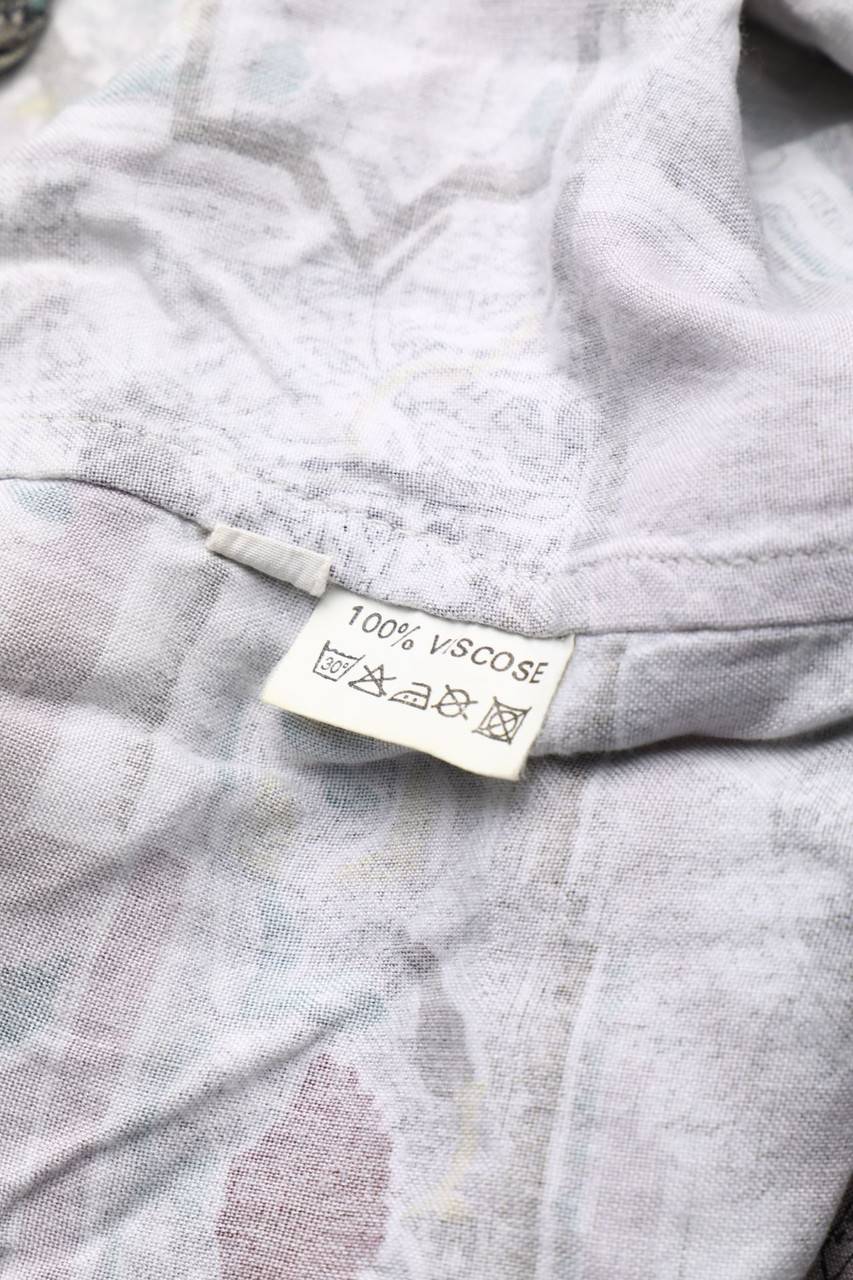 Carou VINTAGE Print-Hemd Aus Viskose