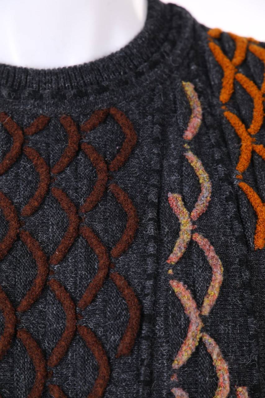 Carou VINTAGE Pullover Aus Schurwoll-Mix
