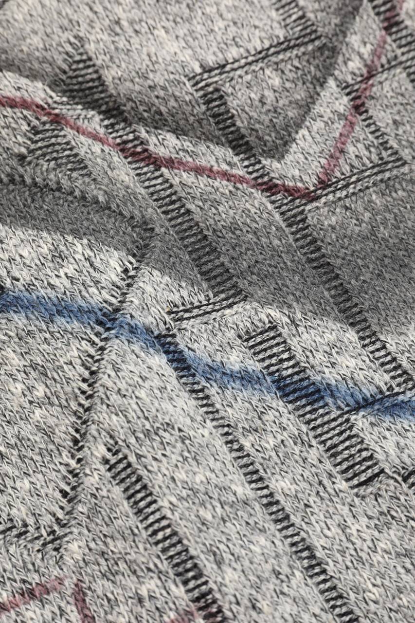 Carou VINTAGE Pullover Aus Woll-Mix Mit Muster