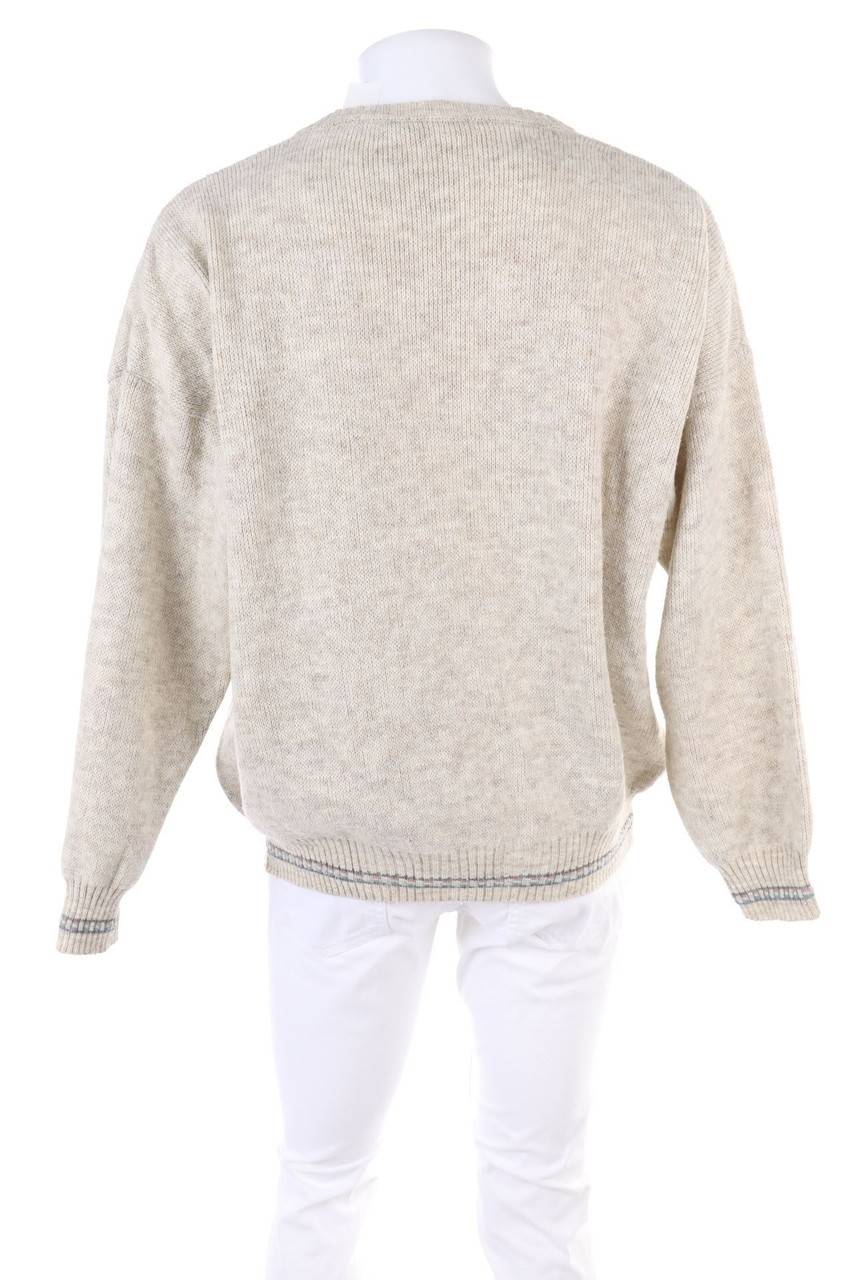 Carou VINTAGE Pullover Mit Ethno-Print