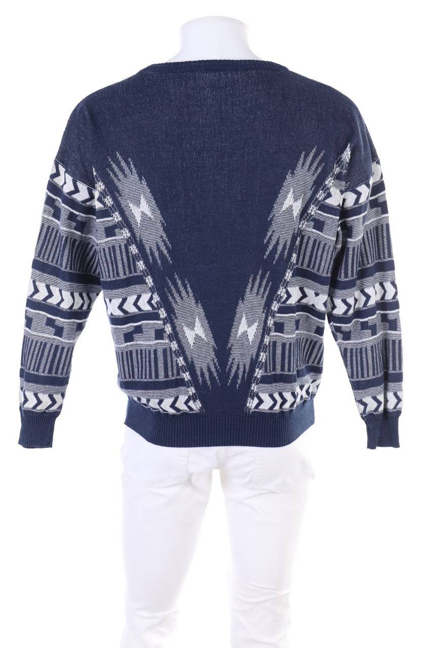 Carou VINTAGE Pullover Mit Ethno-Print