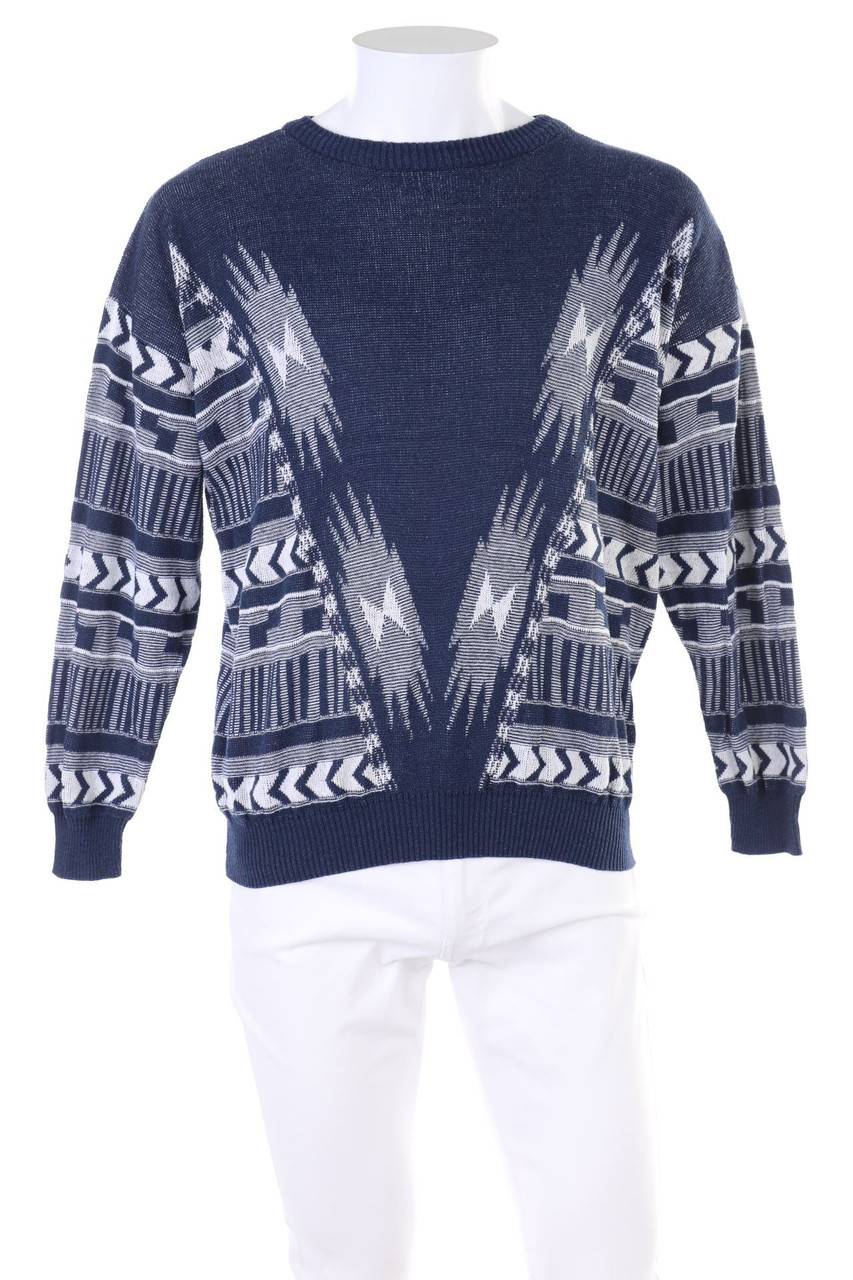 Carou VINTAGE Pullover mit Ethno-Print