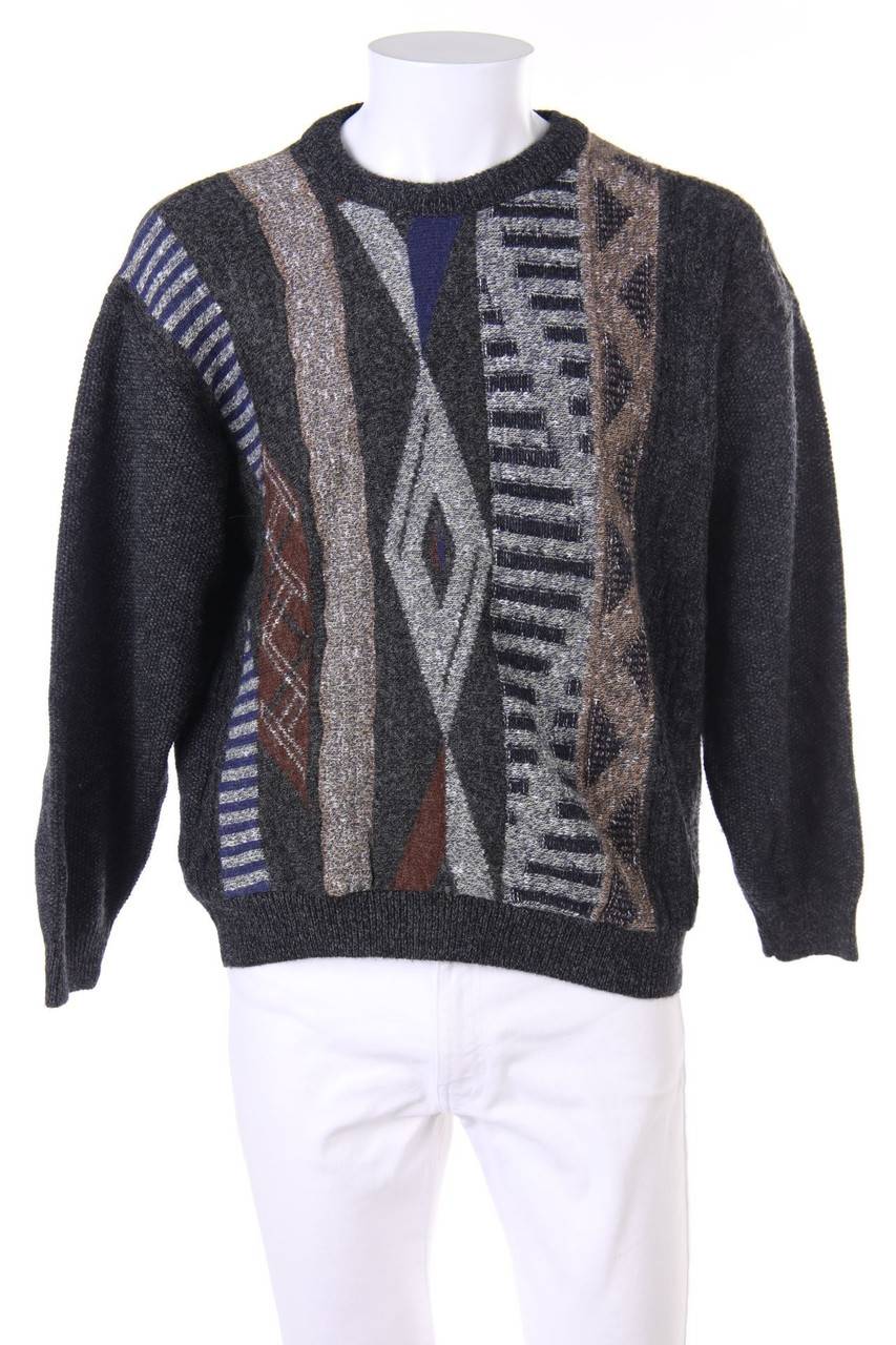 Carou VINTAGE Pullover mit Ethno-Print
