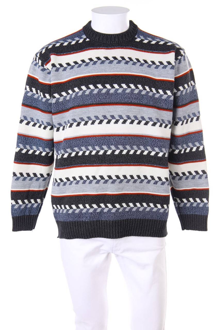 Carou VINTAGE Pullover mit geometrischem Muster