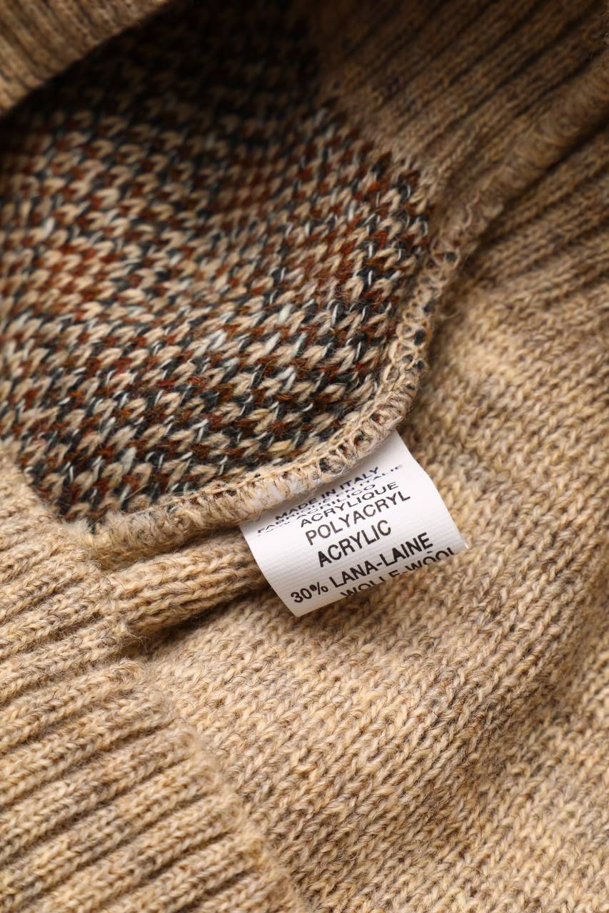 Carou VINTAGE Pullover Mit Muster Aus Woll-Mix