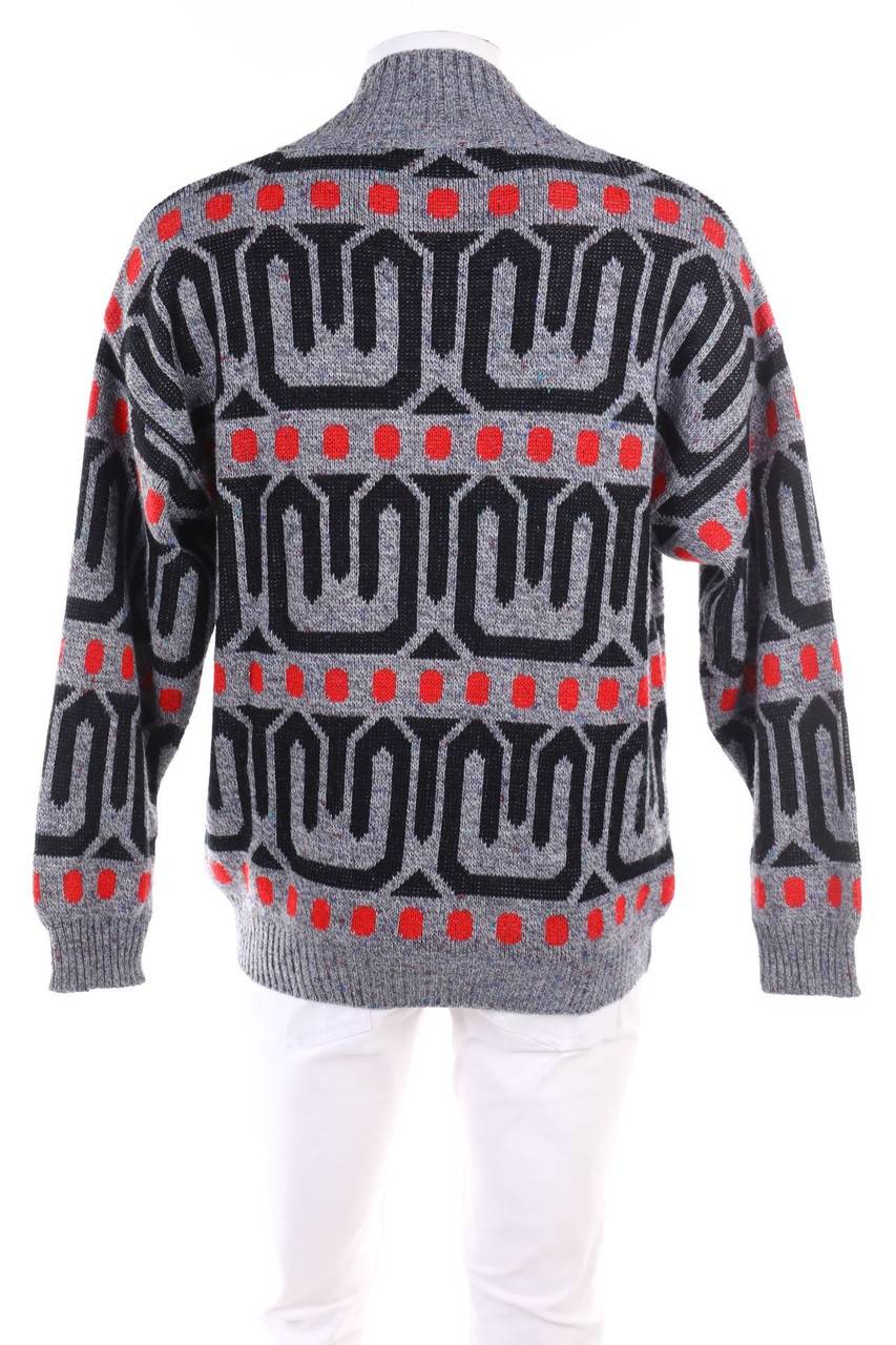 Carou VINTAGE Pullover Mit Muster Aus Woll-Mix